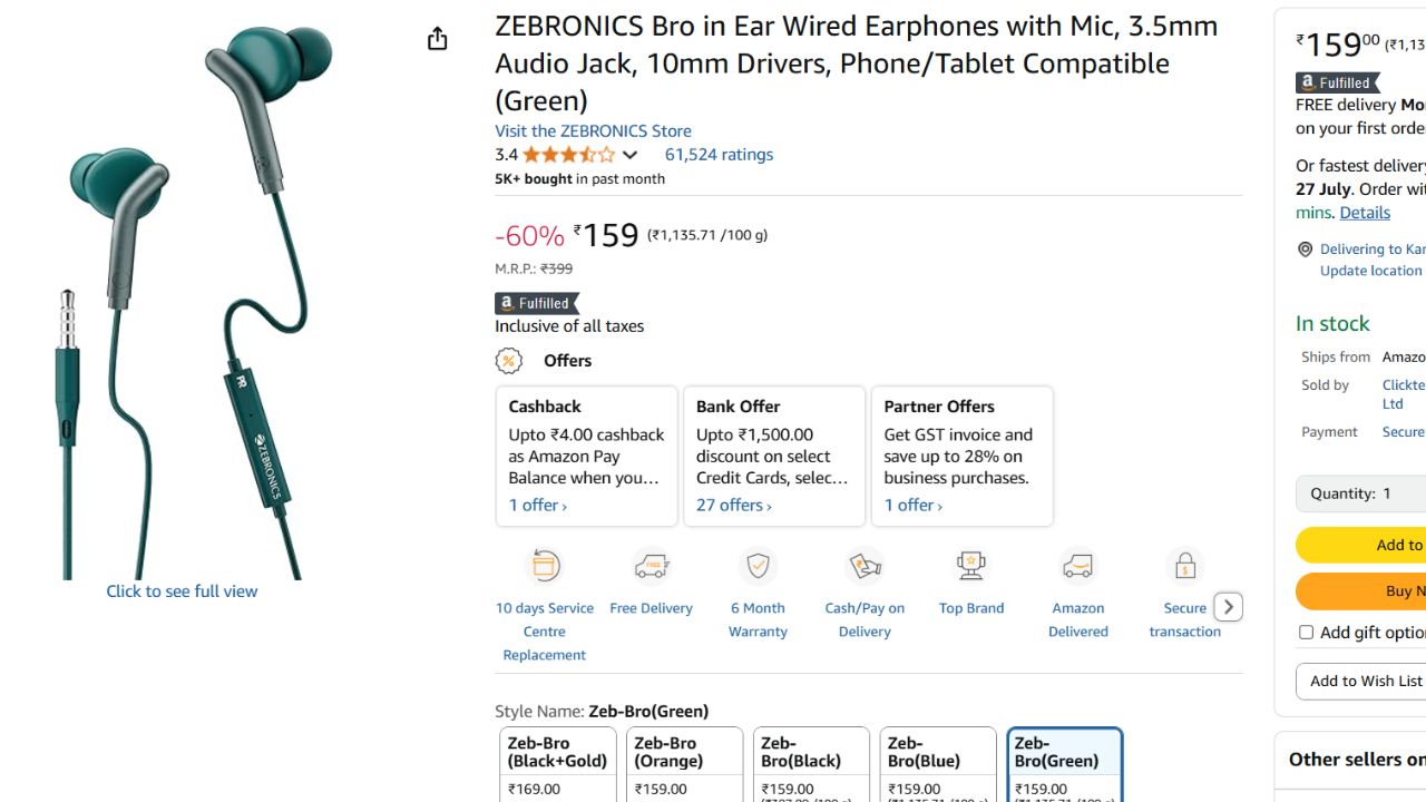 Earphones Under 500
