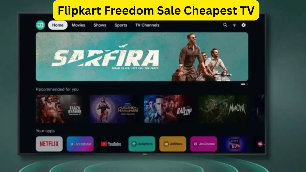 Flipkart Freedom Sale Cheapest TV