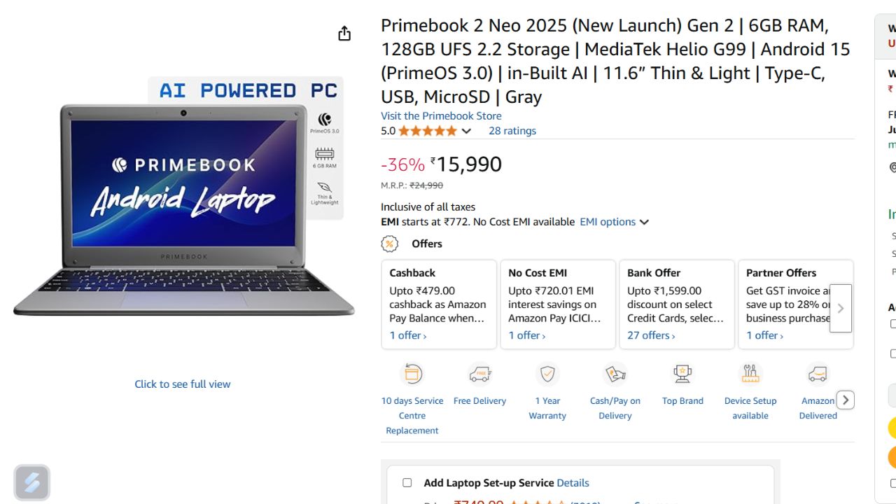 Mini Laptops Amazon Offer