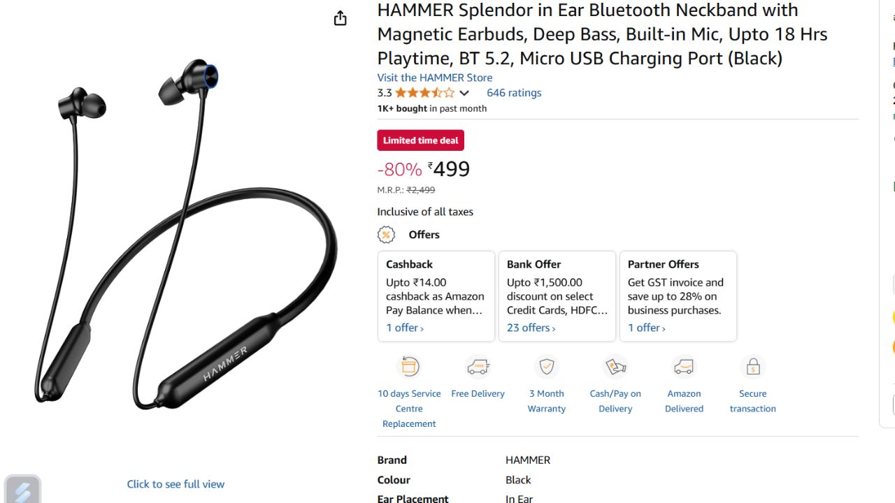 Neckband Under 1000
