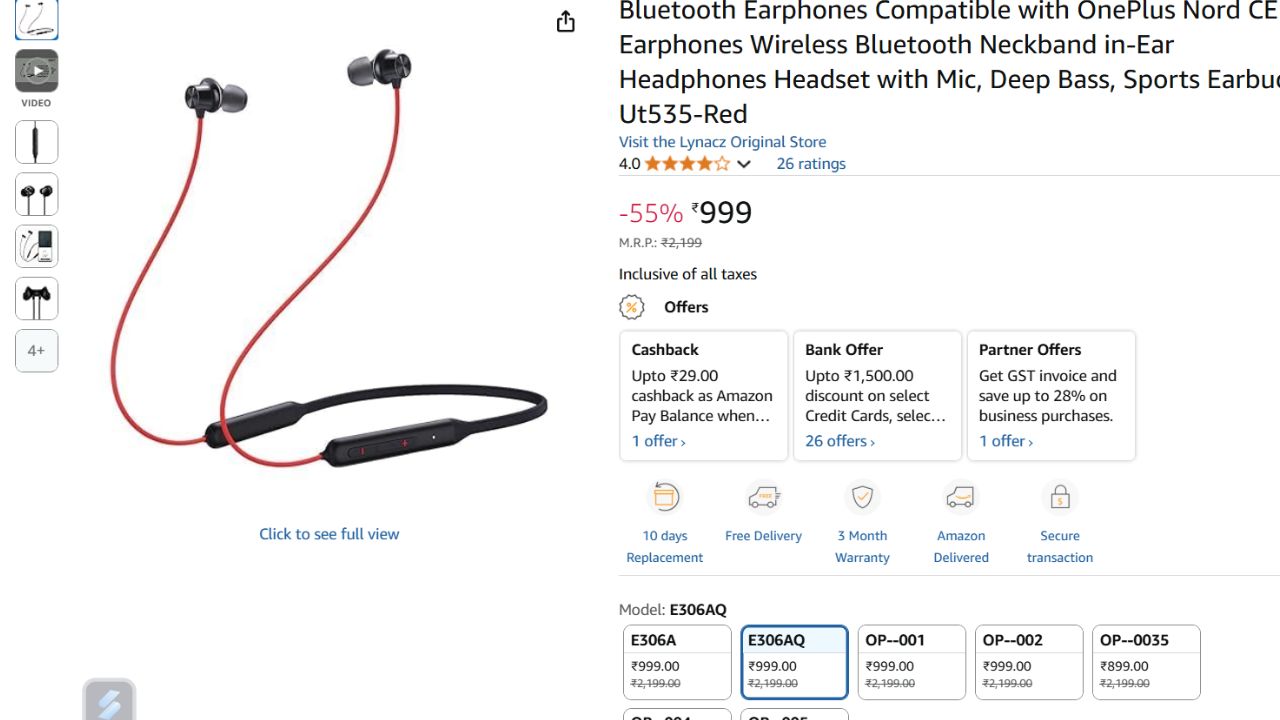 OnePlus Bluetooth Headphones