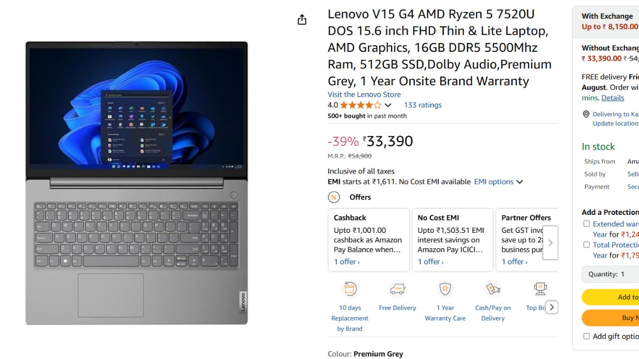 10 Best Laptop Under 35000