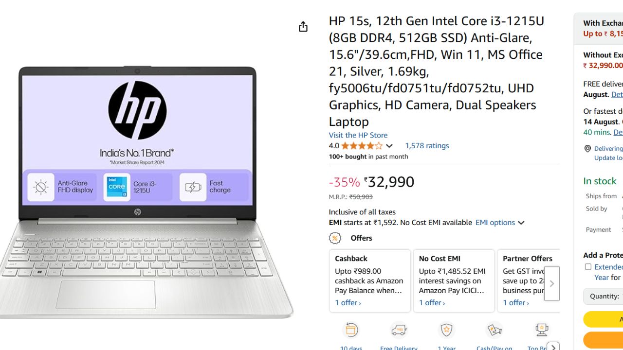 10 Best Laptop Under 35000