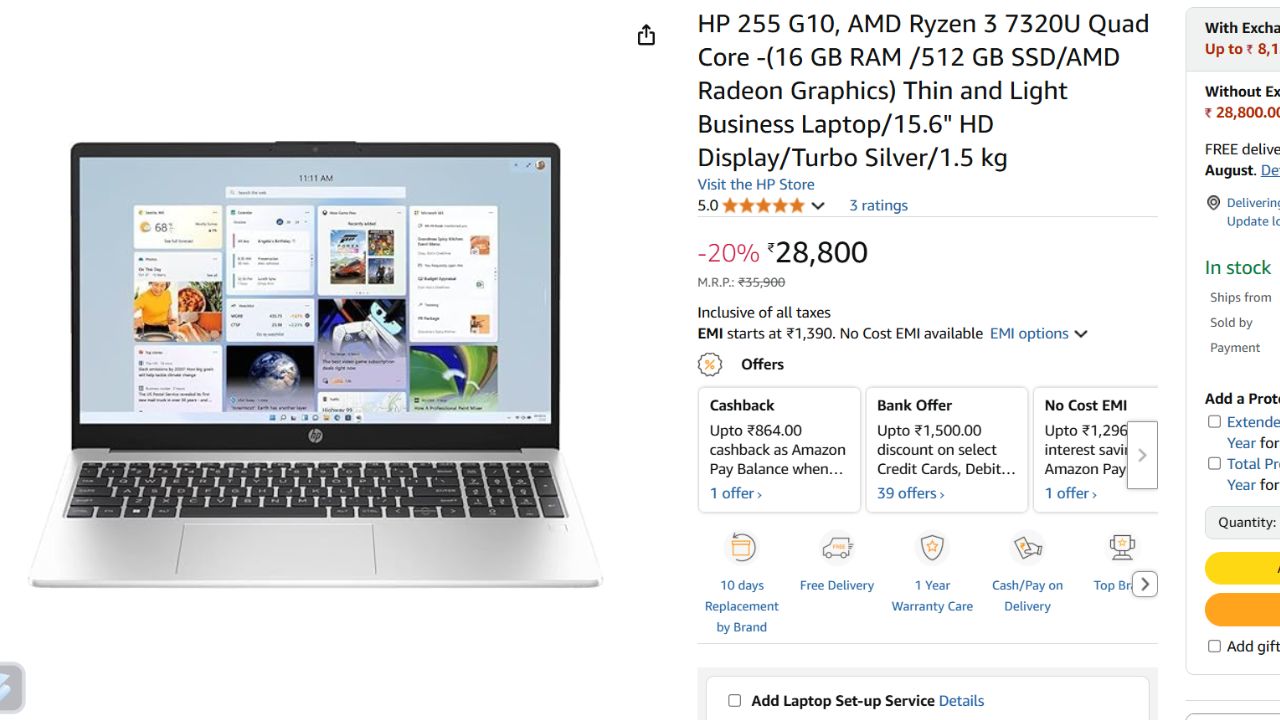 10 Best Laptop Under 35000