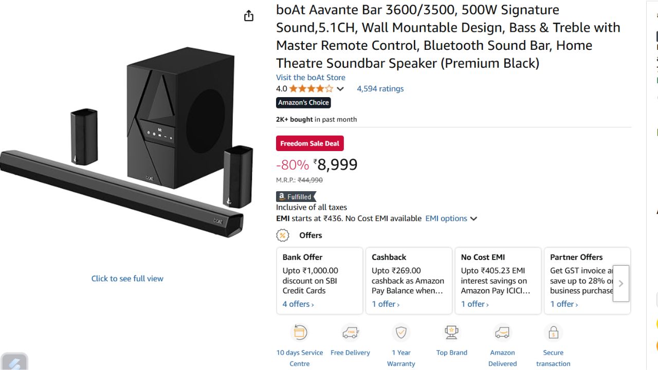 Amazon Great Freedom Festival Sale 2025
