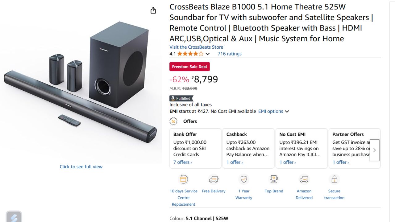 Amazon Great Freedom Festival Sale 2025