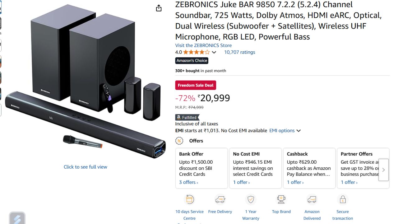 Amazon Great Freedom Festival Sale 2025