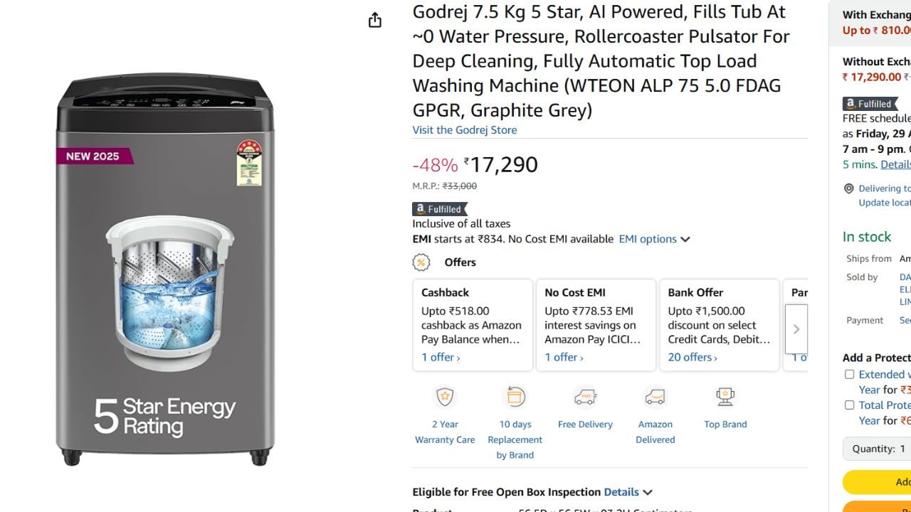 Best Automatic Washing Machine
