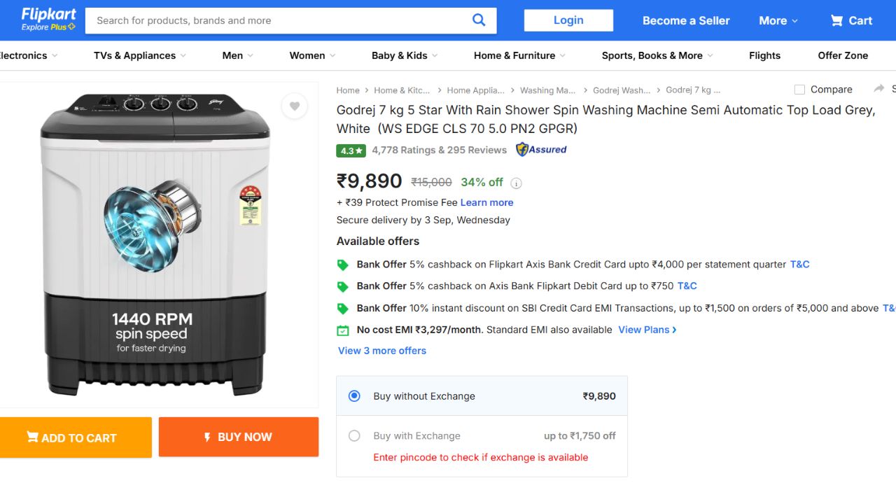 Best Semi Automatic Washing Machine
