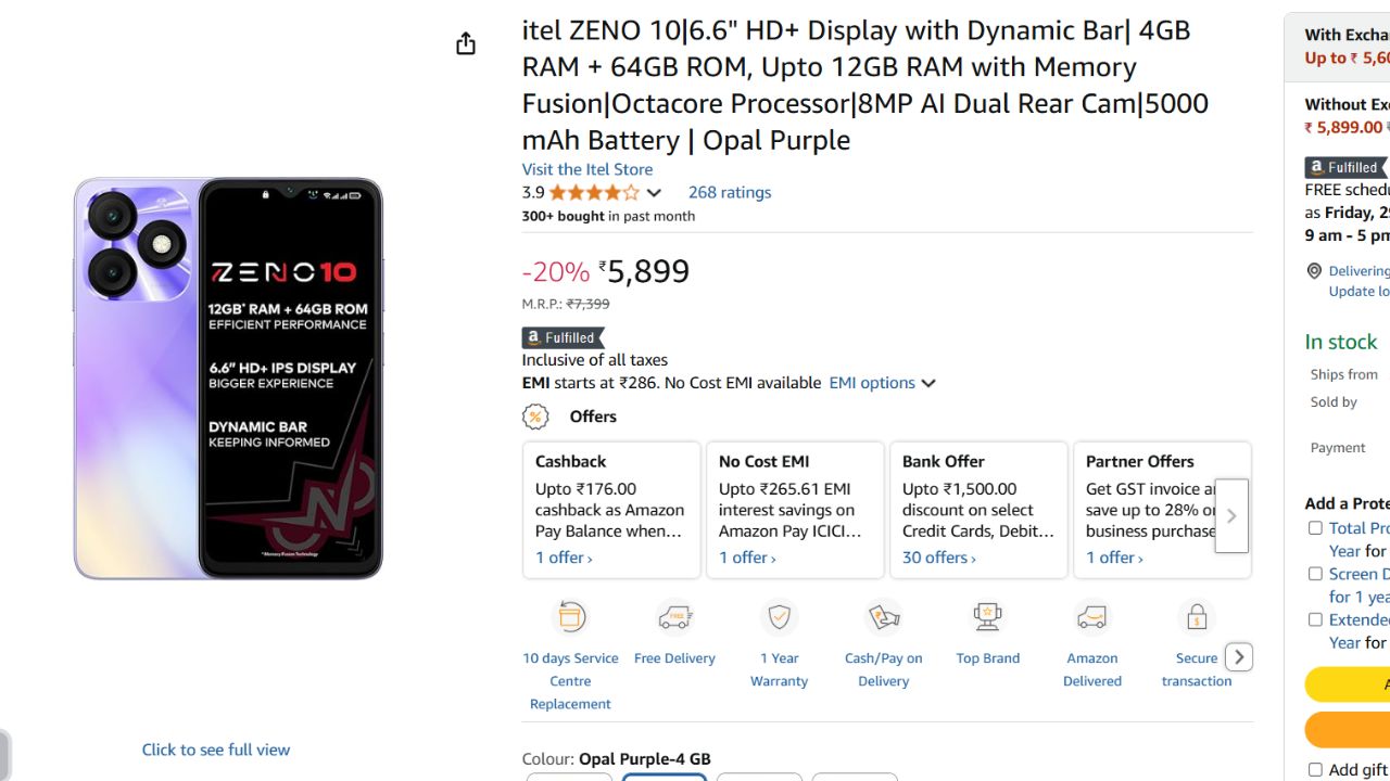Best Smartphones Under Rupees 6500