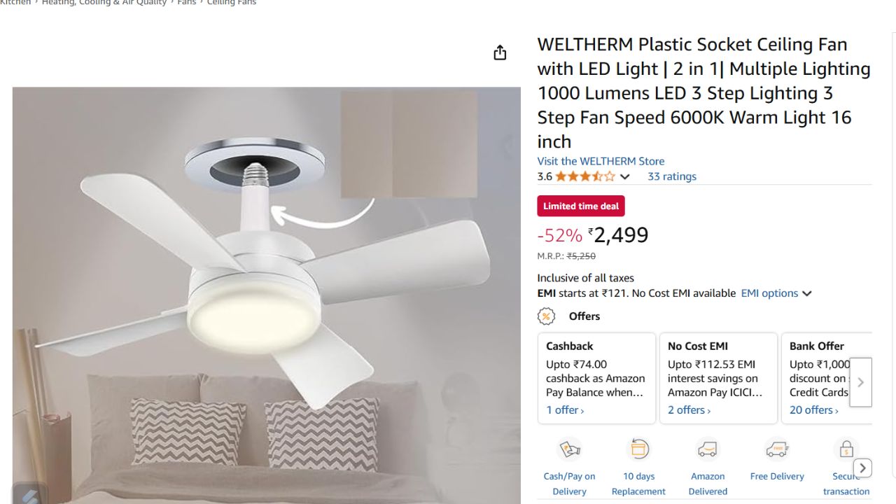 Ceiling Fans With Lighting