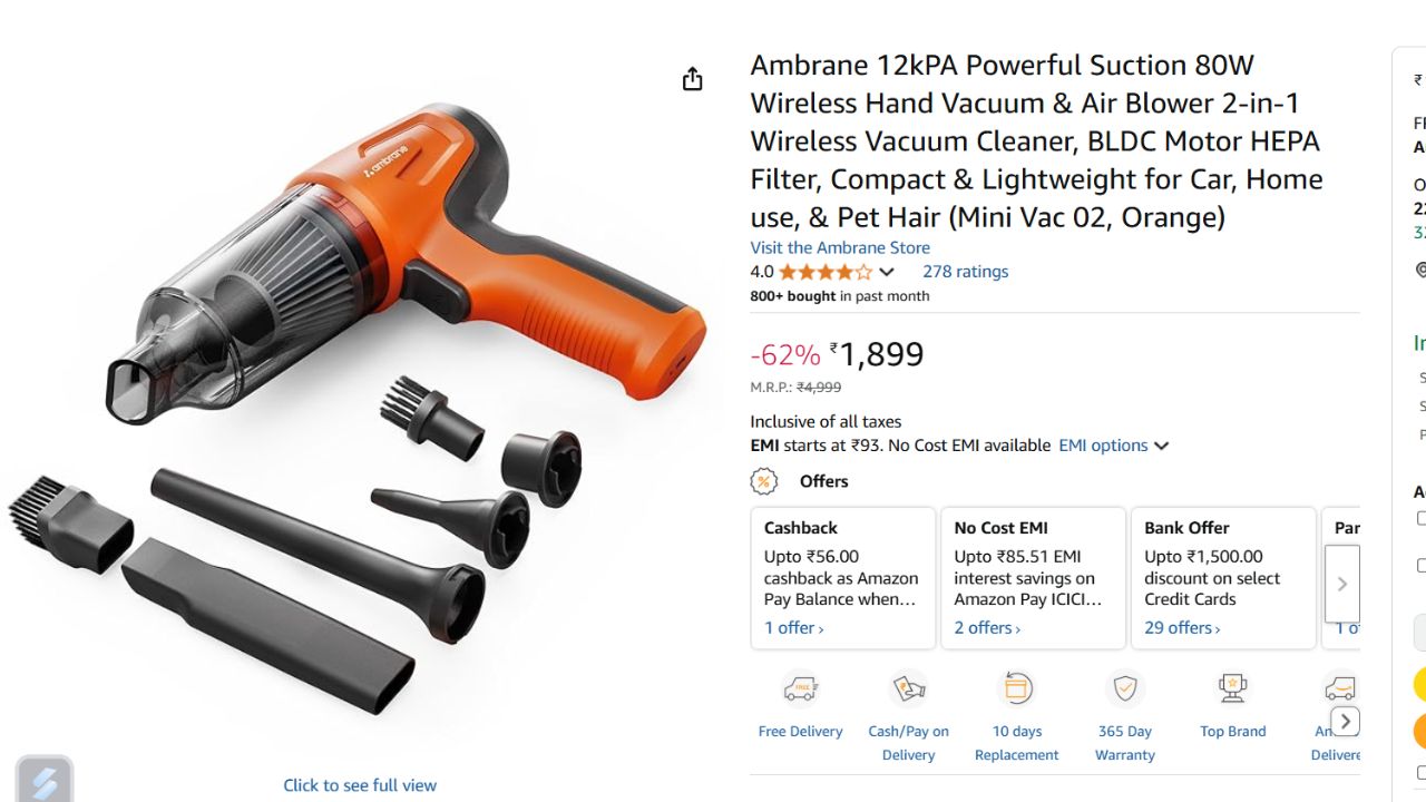 Convertible Vacuum Cleaners