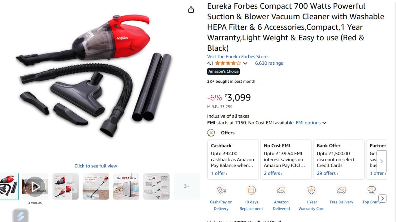 Convertible Vacuum Cleaners