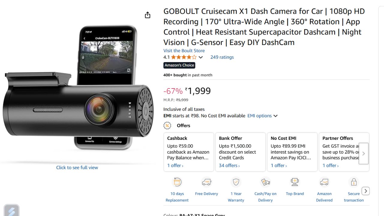 Dashcams For Cars