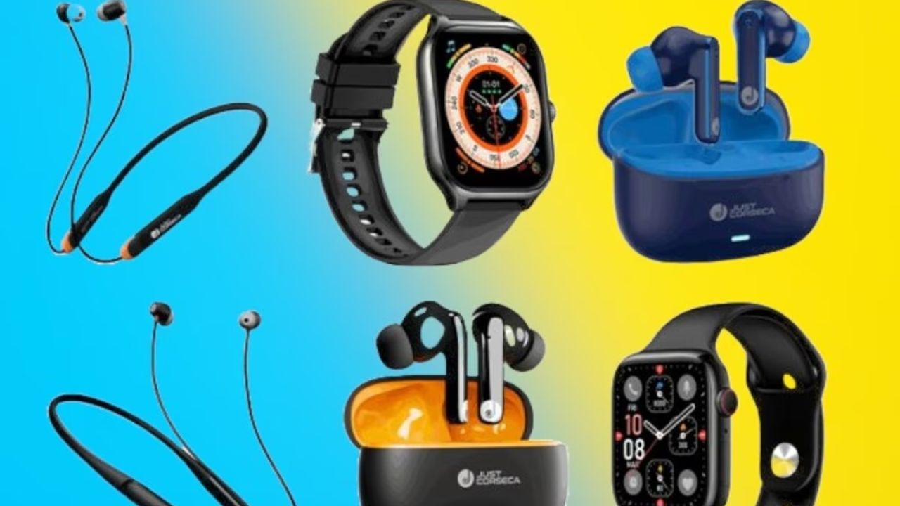 Just Corseca Launched TWS Series Smartwatch And Neckband Series