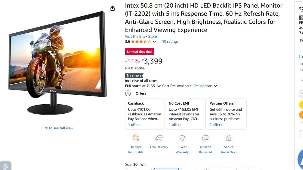 Monitor Under 5000