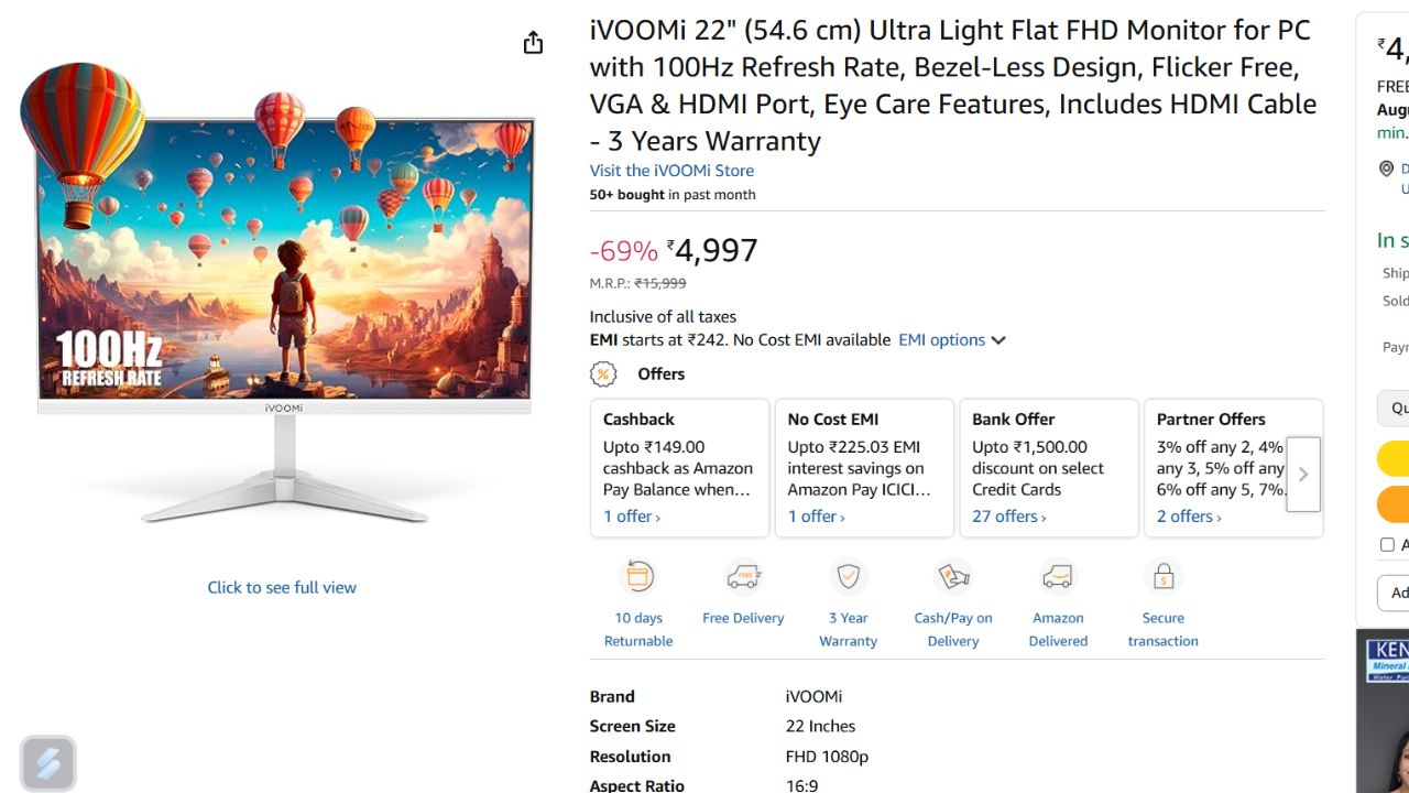 Monitor Under 5000