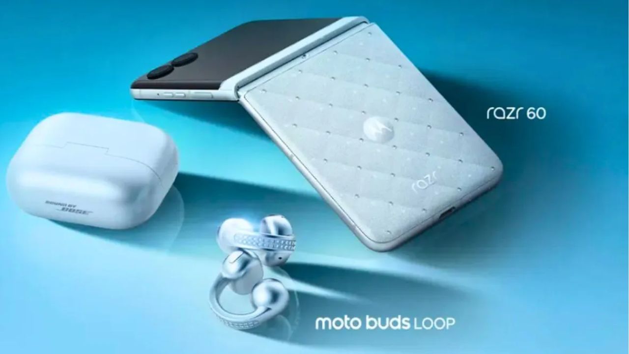 Motoorla Razr 60 And Moto Buds Loop