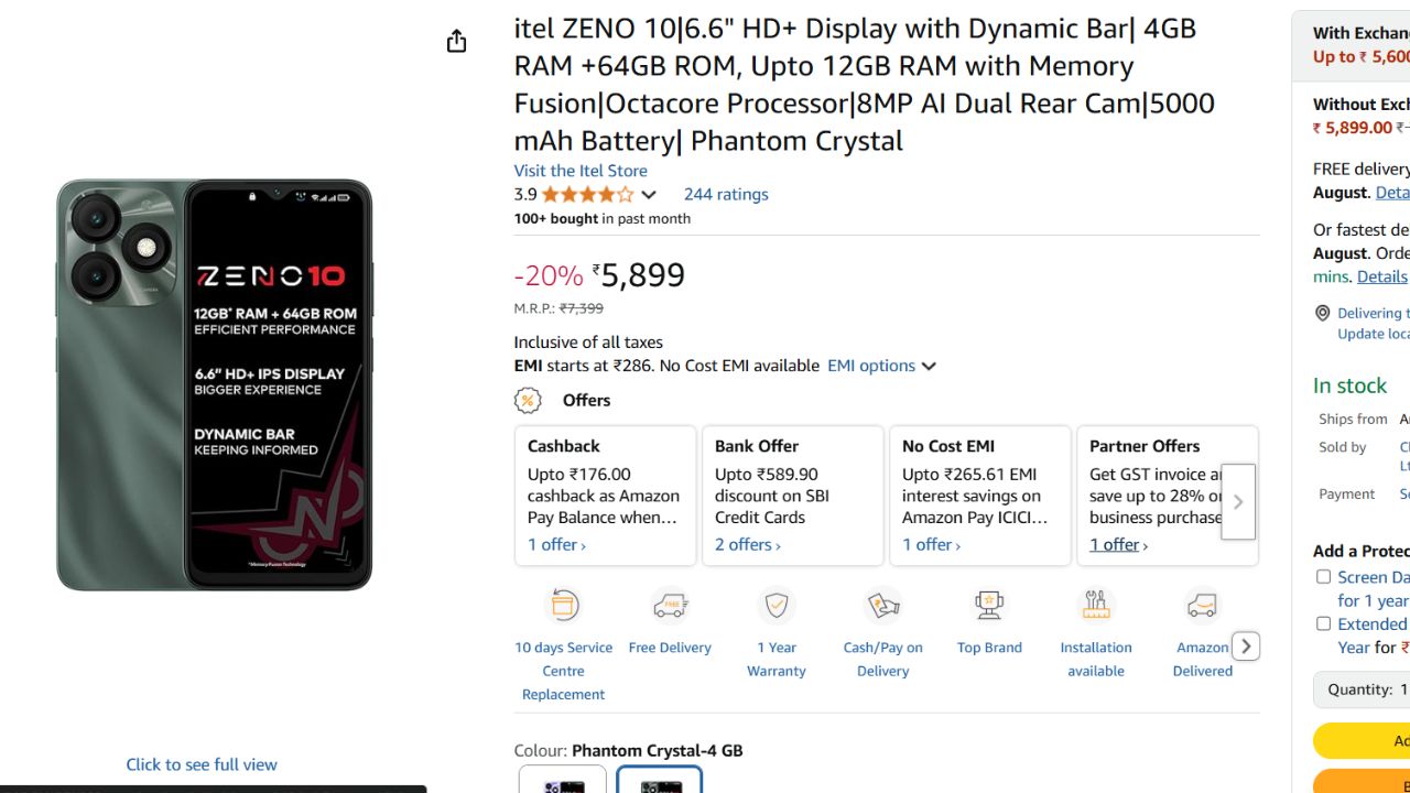 Smartphones And LED TV Under Rupees 6000