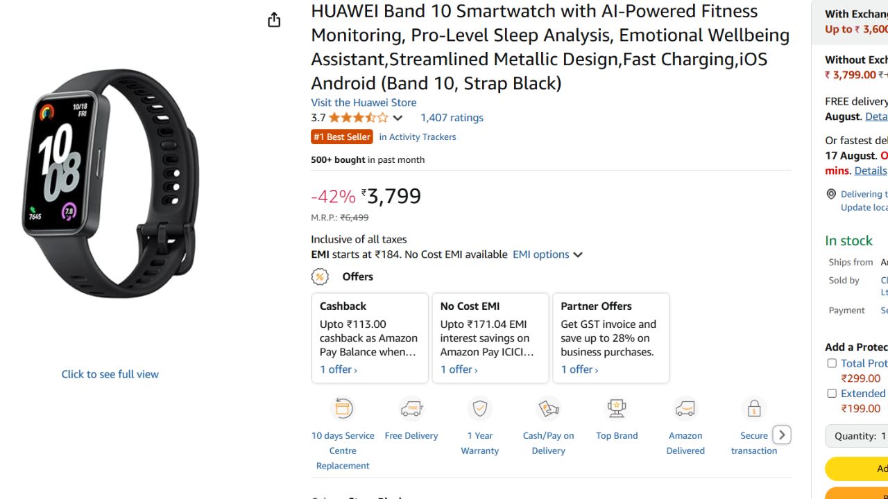 Smartwatch Under Rs 5000