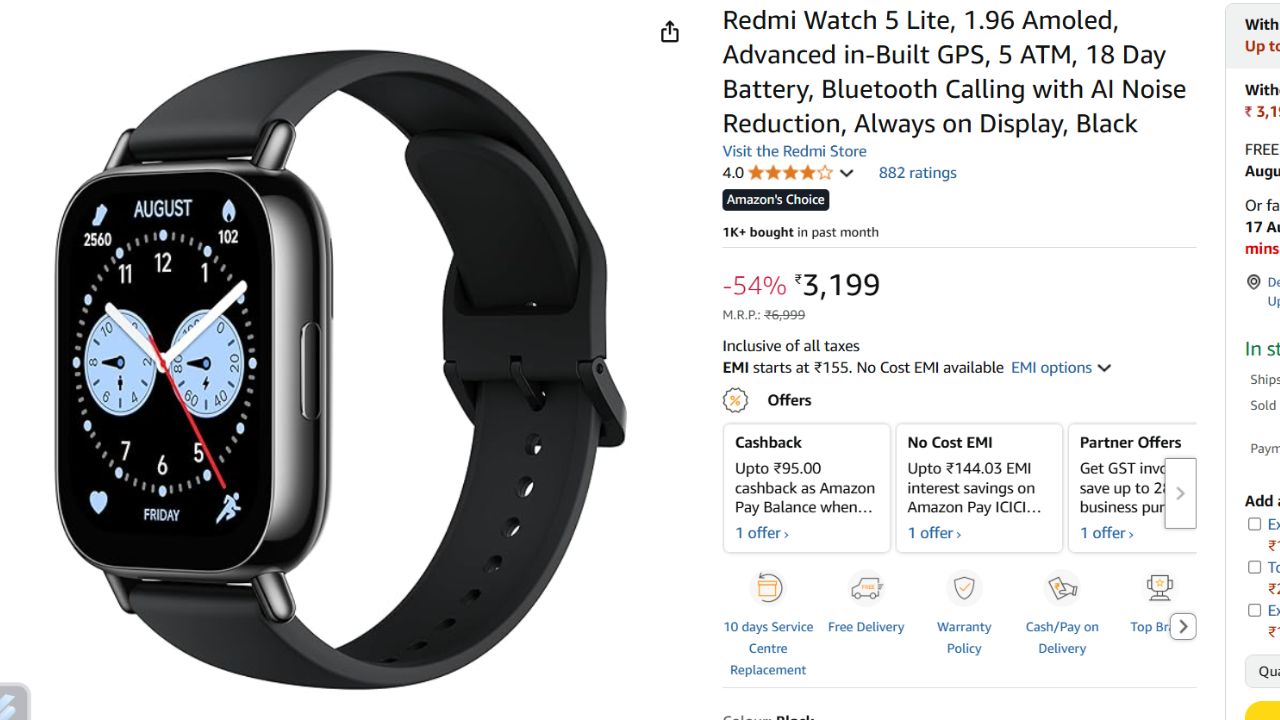 Smartwatch Under Rs 5000