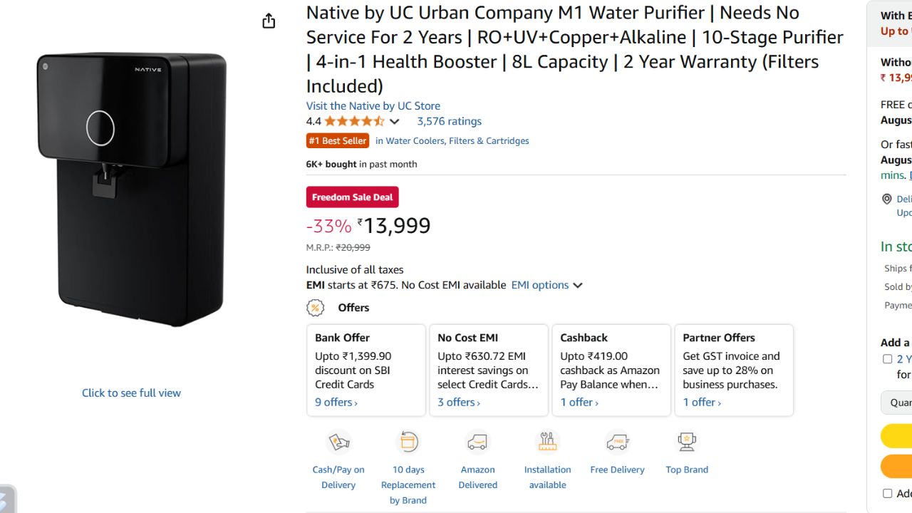 Water Purifier For Home