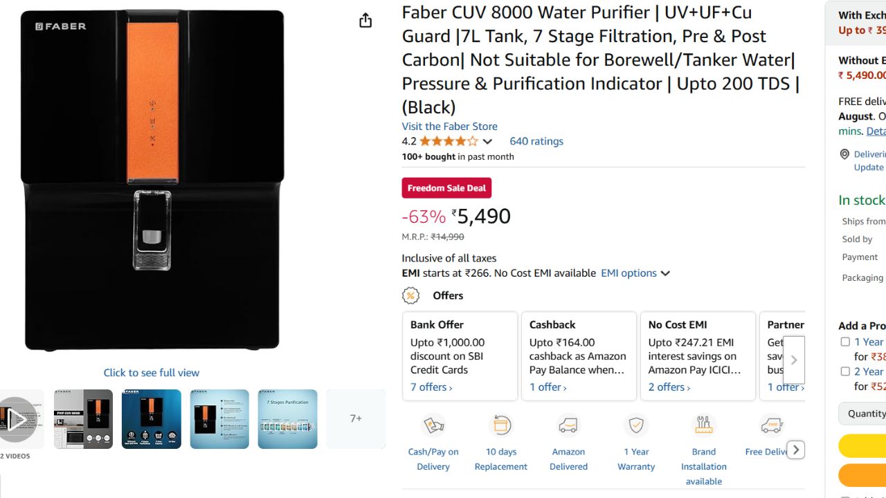 Water Purifier For Home