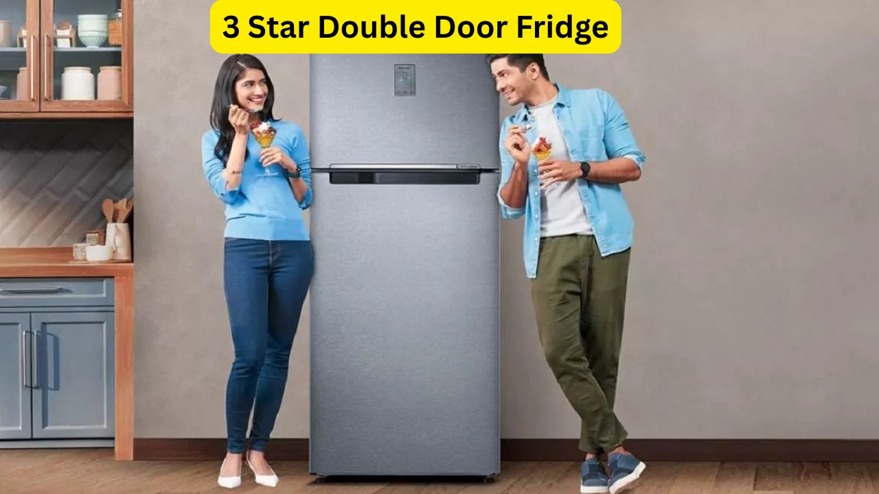 3 Star Double Door Fridge