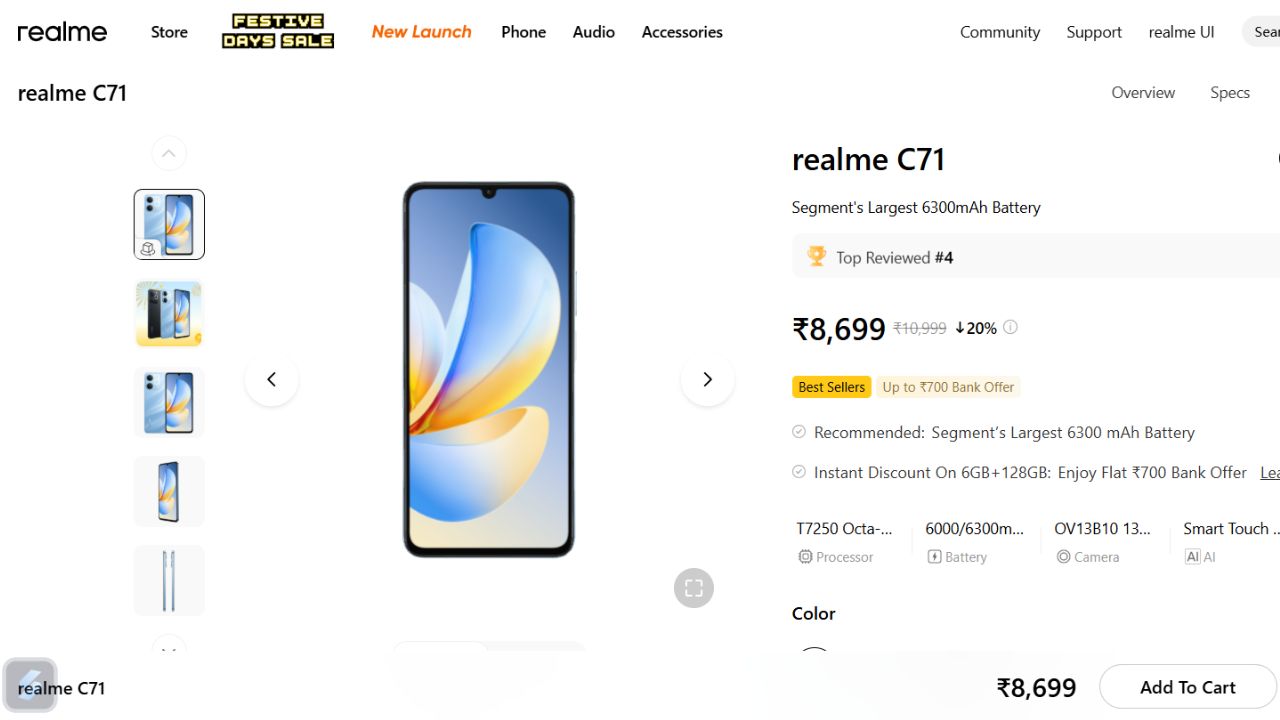 Best Battery Life Phones Under ₹12000