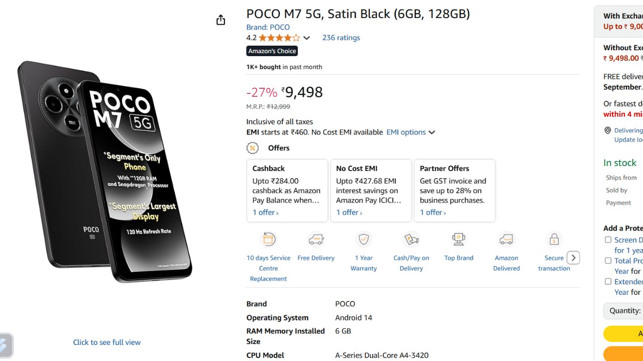 Best Mobile Phones Under ₹10000 in India