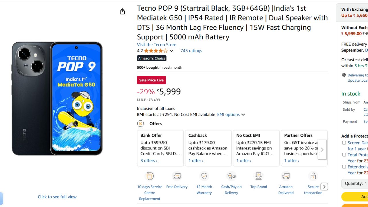 Best Mobile Phones Under ₹5000 in India