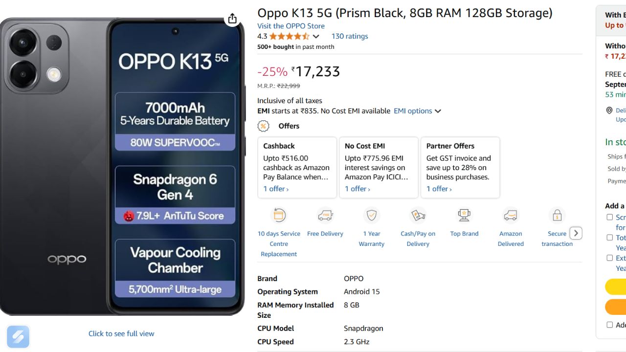 Best Phones Under ₹20000 with AMOLED Display