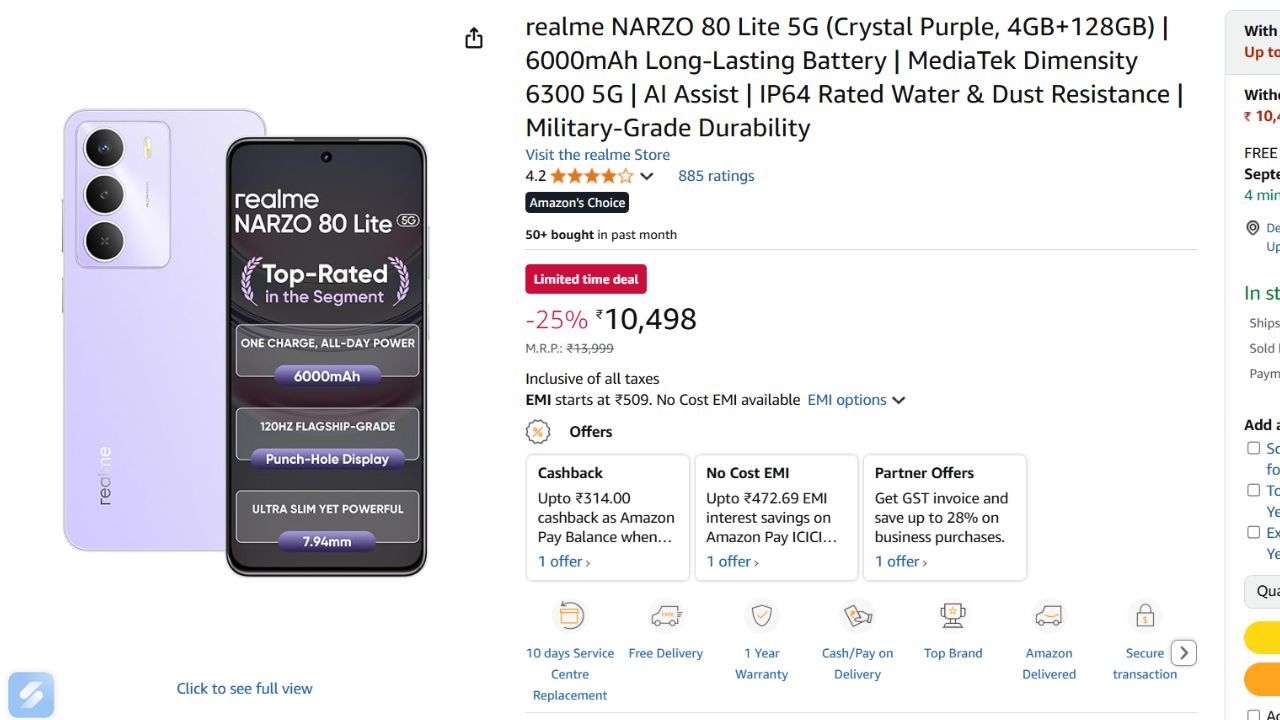 Best Realme Phones Under ₹10000