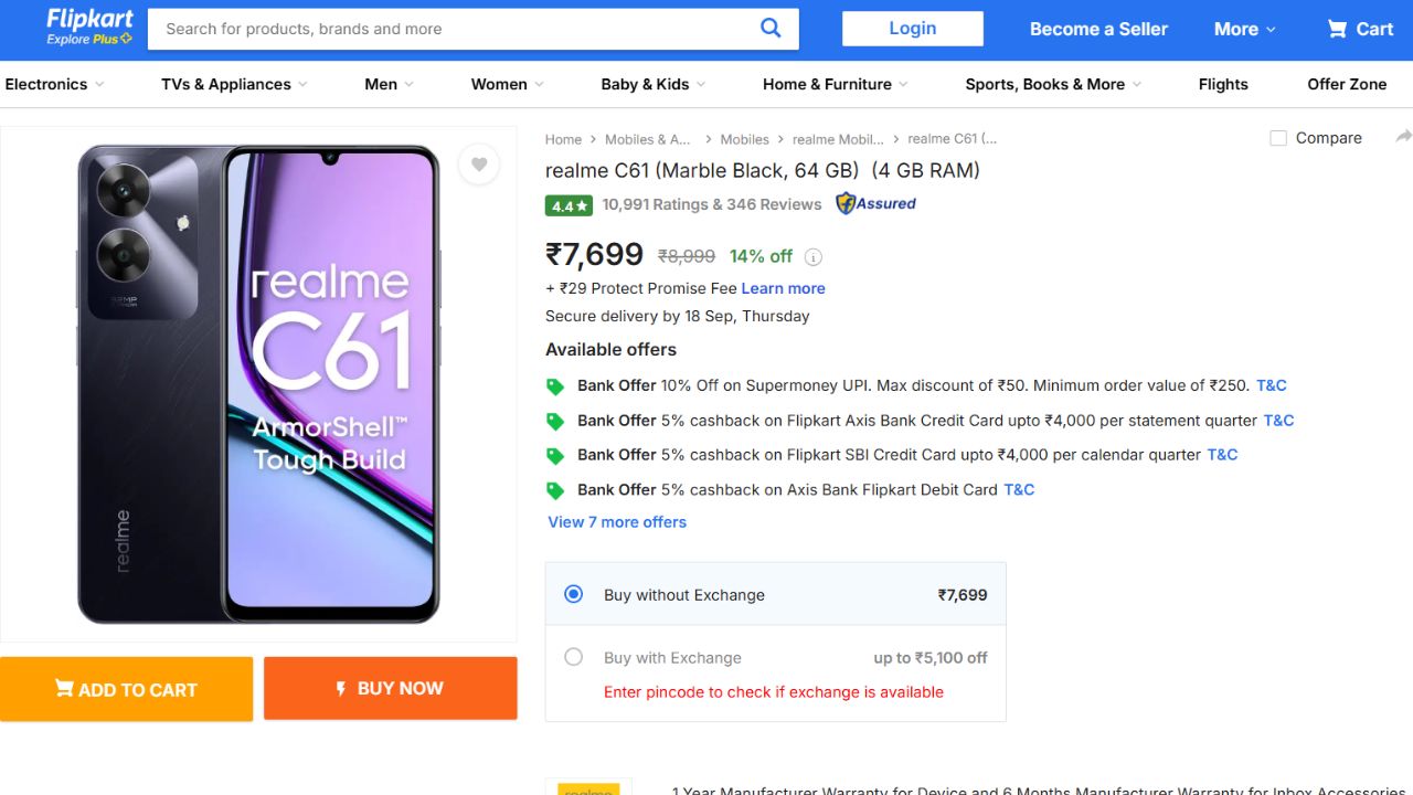 Best Realme Phones Under ₹10000