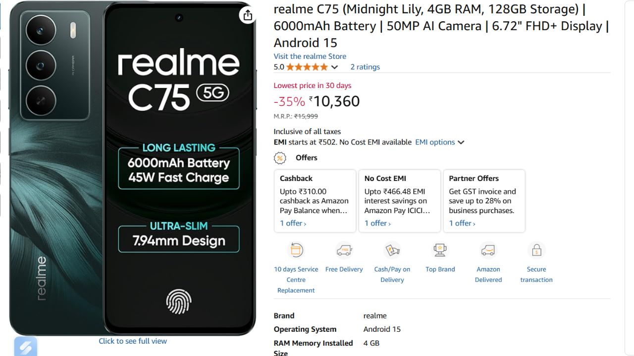 Best Realme Phones Under ₹15000