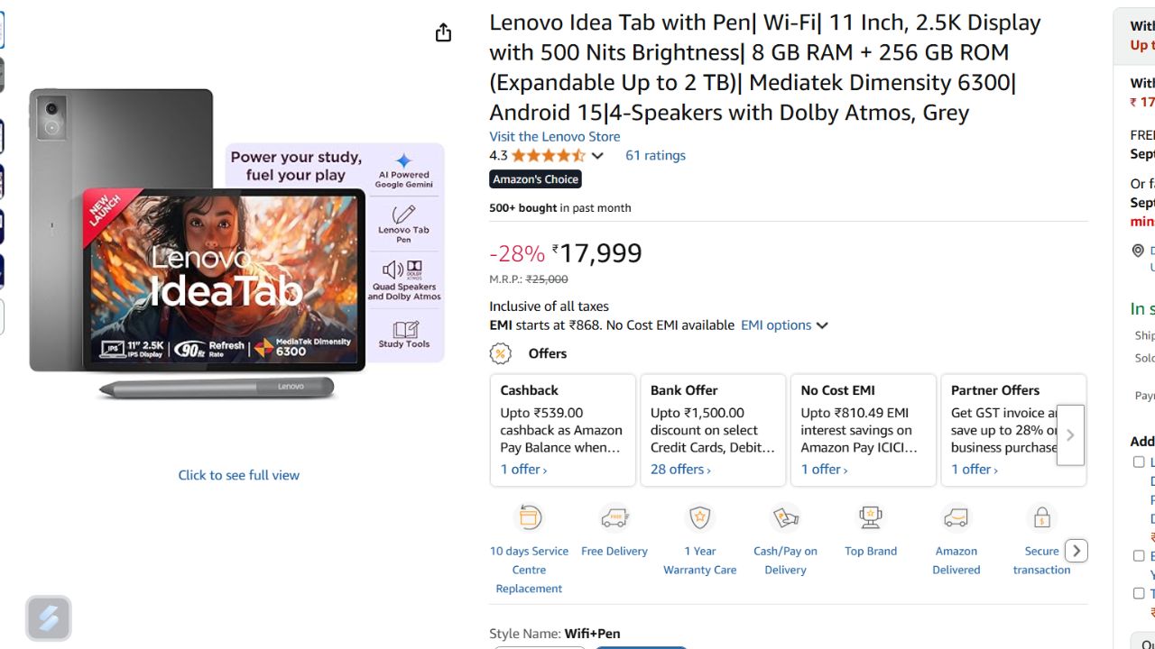 Best Tablets In India 2025