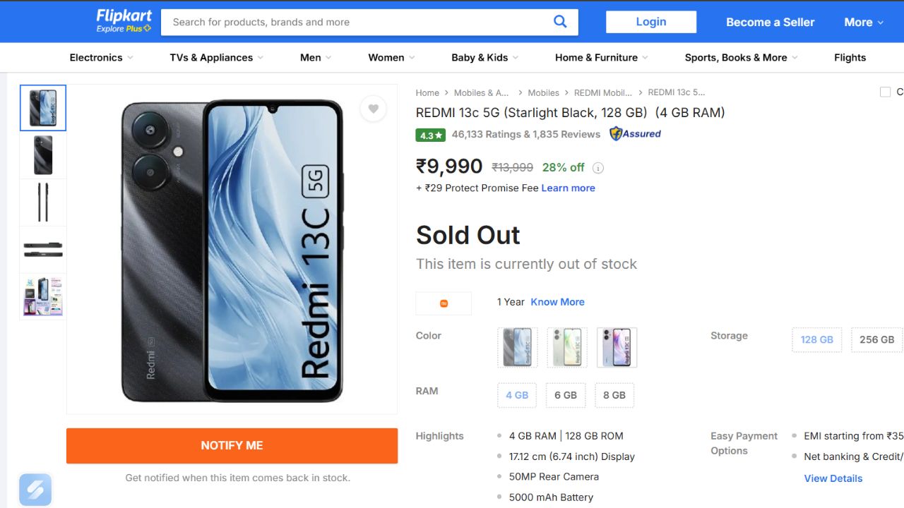 Best Xiaomi/Redmi Phones Under ₹10000