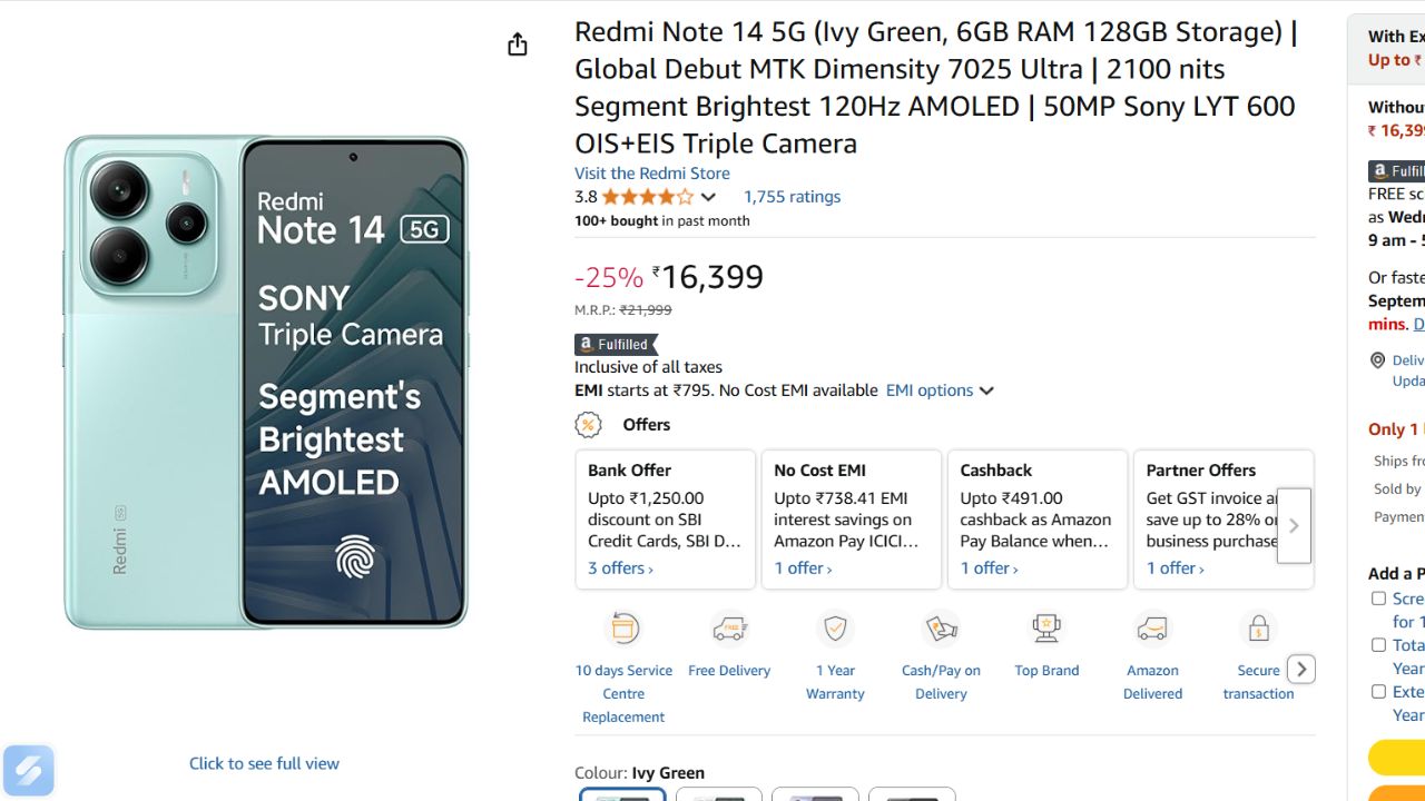 Best Xiaomi/Redmi Phones Under ₹15000