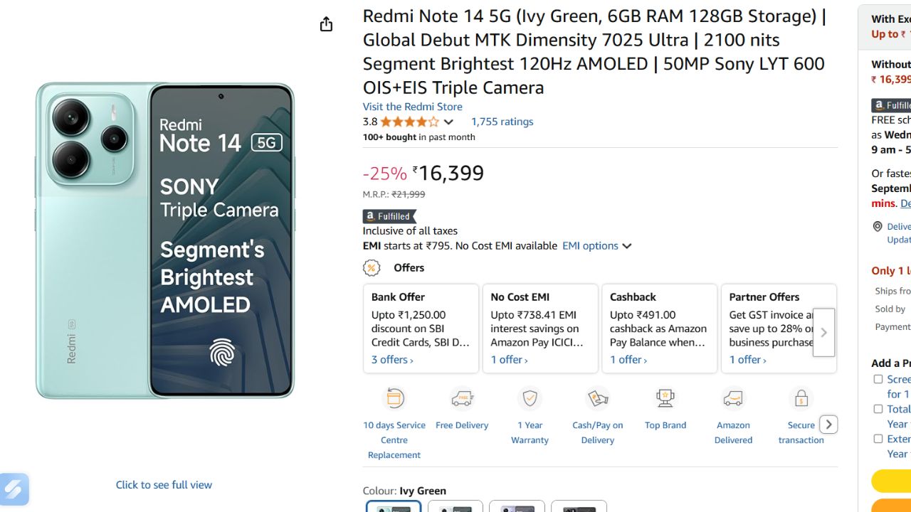 Best Xiaomi/Redmi Phones Under ₹15000