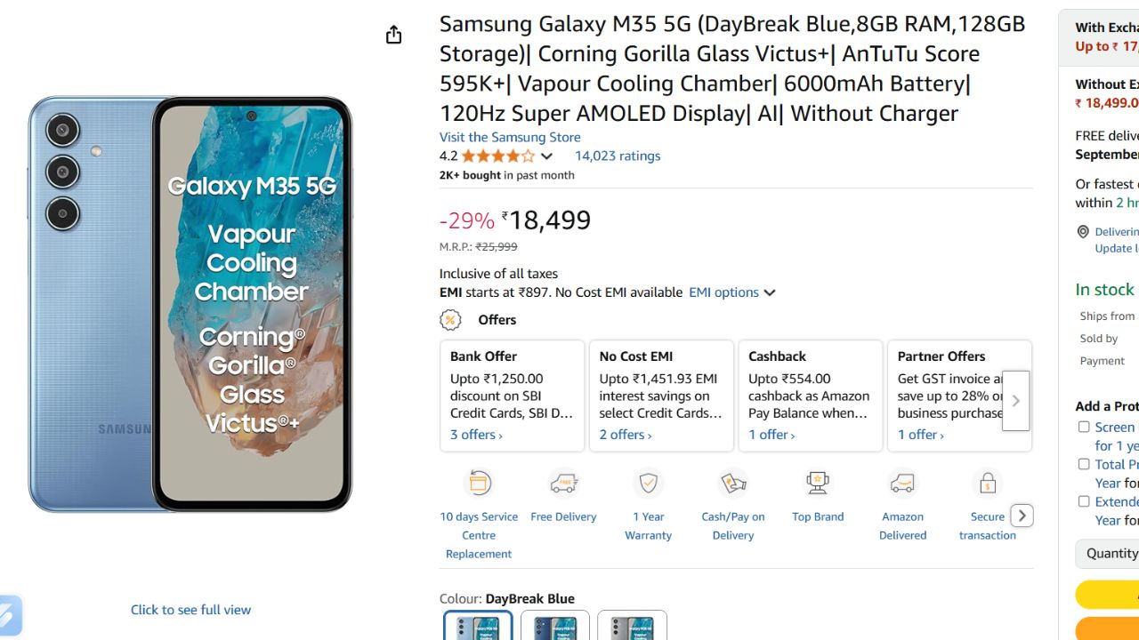 Samsung and OnePlus Smartphones Discount