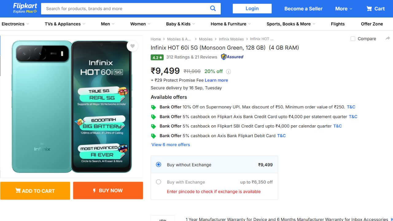 Top 10 Best Selling Budget Phones on Flipkart Today
